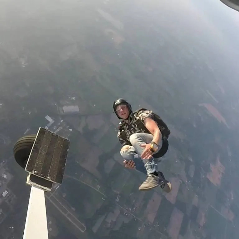 Skydive Broncos at Western Michigan University 1