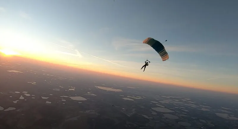 Skydive Broncos at Western Michigan University 2